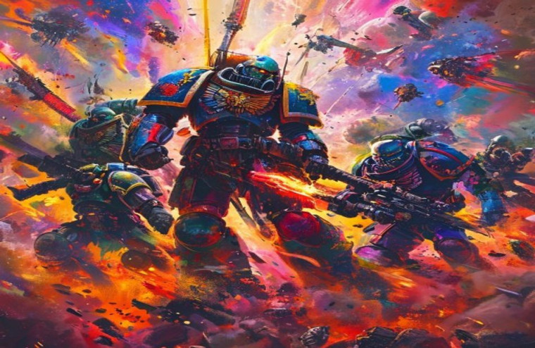 Warhammer 40k HD AI Wallpaper
