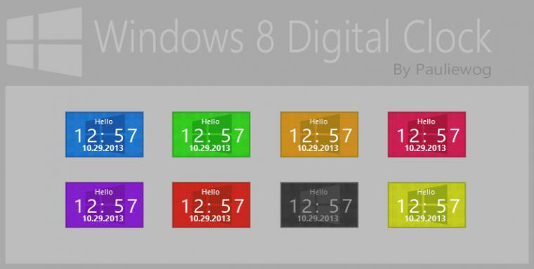 🔥 [50+] Digital Clock Wallpapers Windows 8 | WallpaperSafari