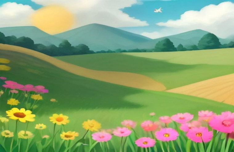 Cute AI Background Image