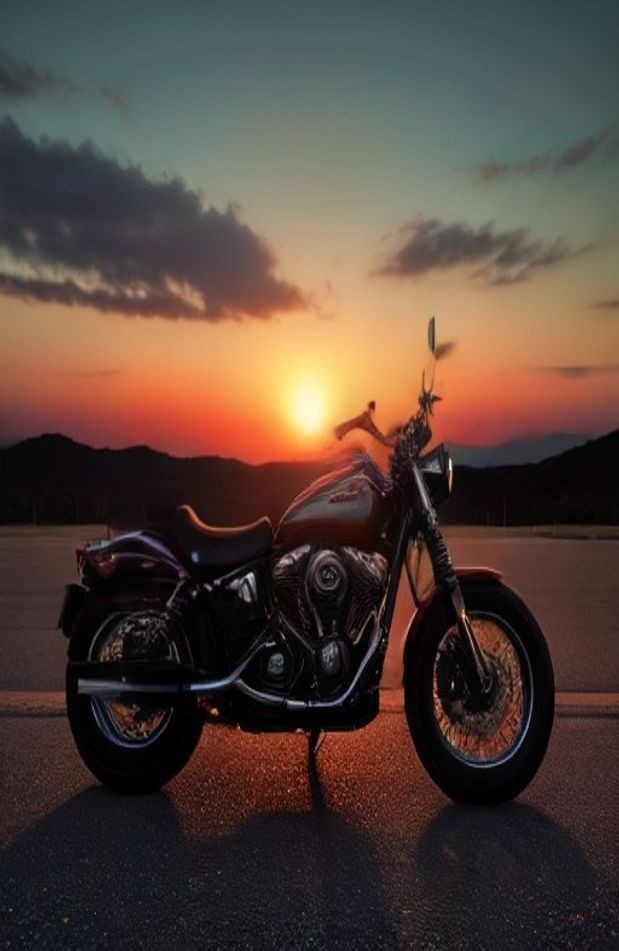 Harley Davidson AI Wallpaper