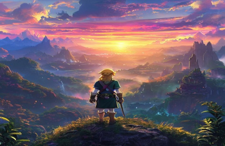 The Legend Of Zelda Breath Wild HD AI Wallpaper