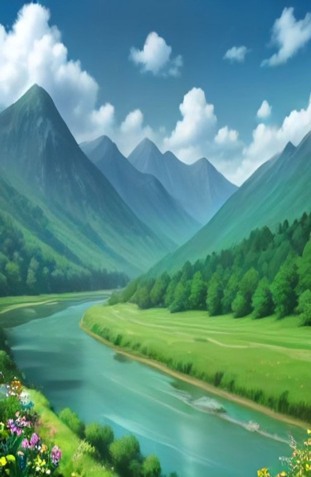 Beautiful Nature AI Wallpaper HD
