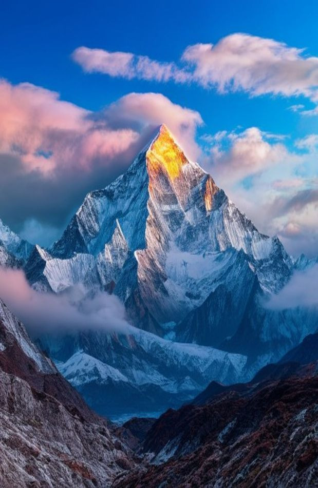 Mount Everest HD AI Wallpaper