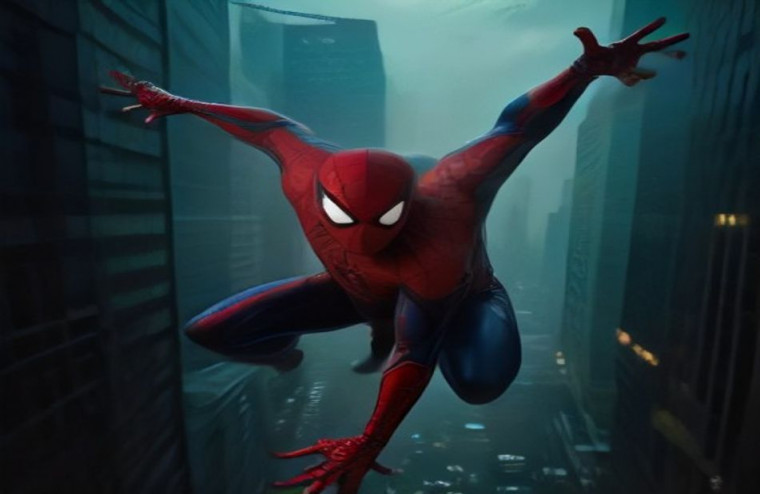 Spiderman 3d AI Wallpaper
