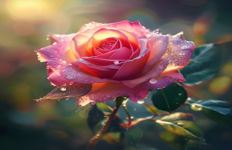 Beautiful Rose AI Wallpaper HD