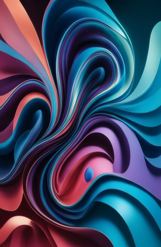 Abstract 3d AI Wallpaper