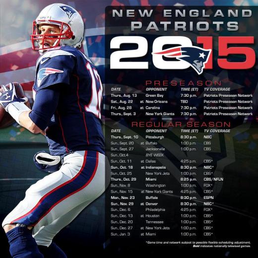 Free download patriots schedule [1920x1200] for your Desktop, Mobile