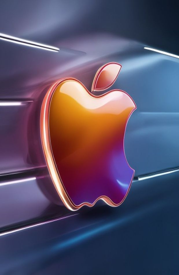 3d Apple Logo AI Wallpaper