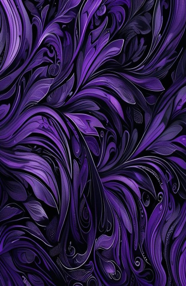 Purple And Black AI Wallpaper