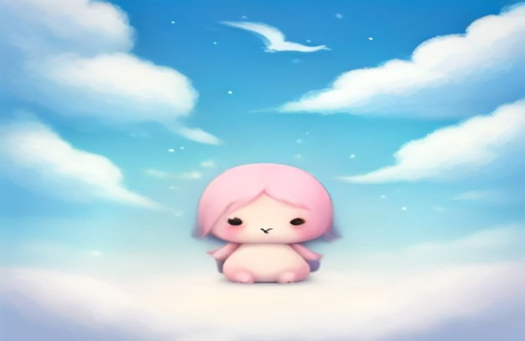 Cute Chibi AI Wallpaper