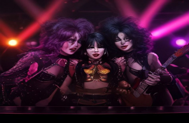Kiss Band AI Wallpaper