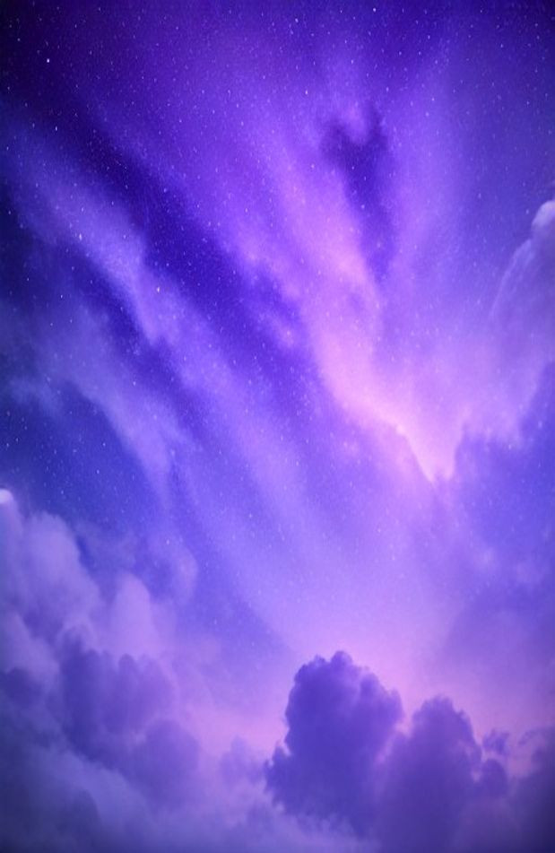 Cool Purple Aesthetic AI Wallpaper