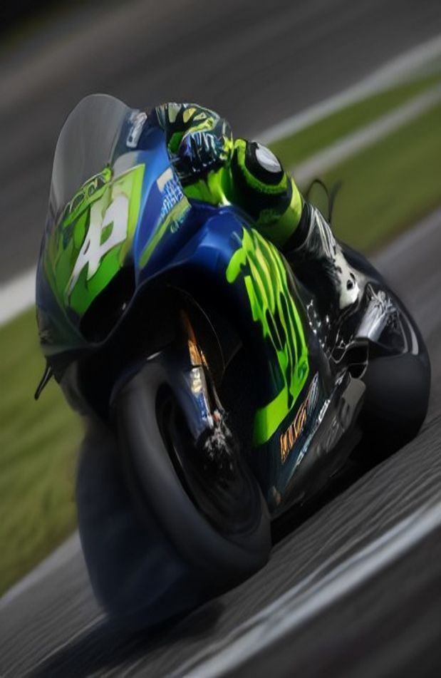 Valentino Rossi AI Wallpaper HD