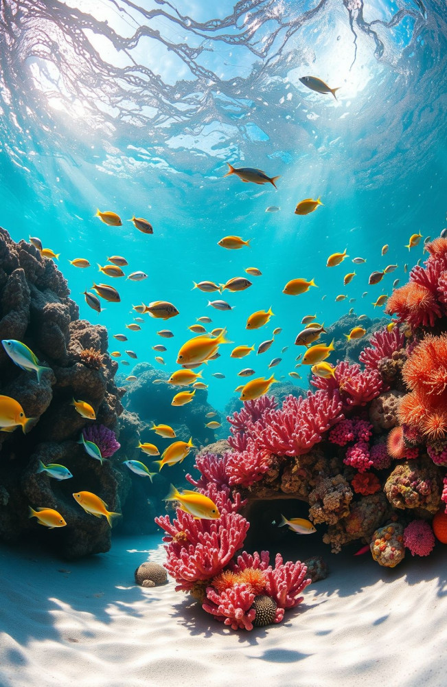 Live Moving Fish AI Wallpaper