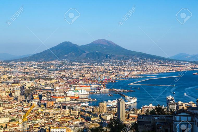 Free download Napoli Naples And Mount Vesuvius In The Background At