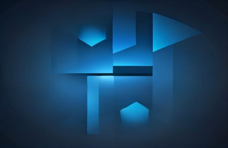 Windows HD Dark AI Wallpaper