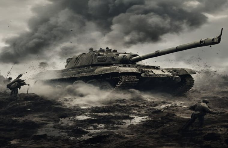 Ww2 Tank AI Wallpaper