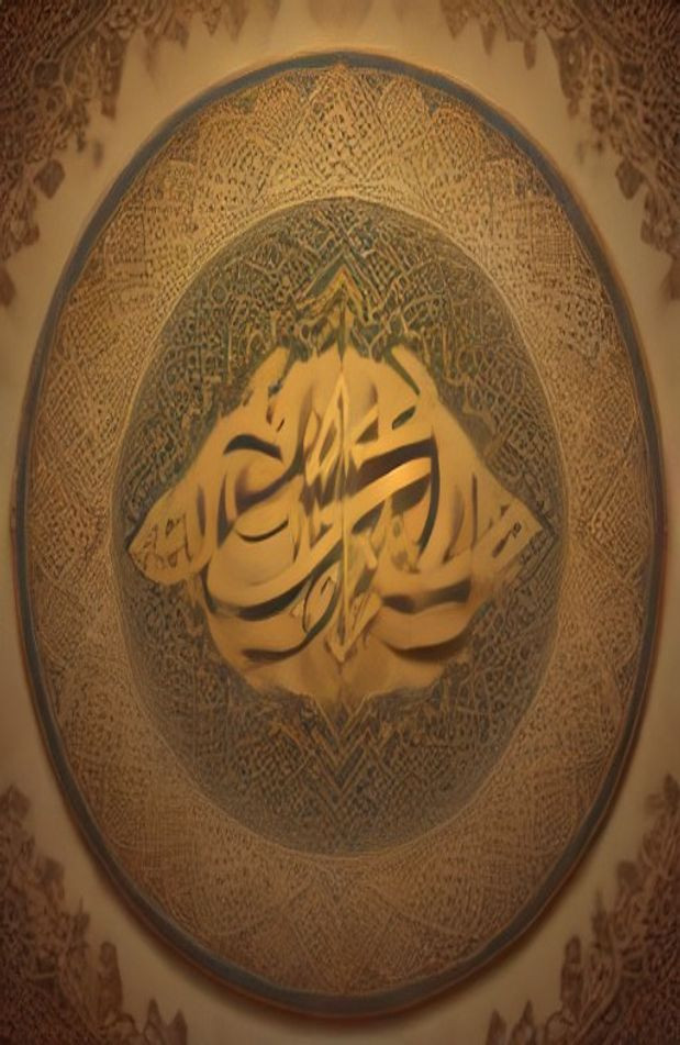 Allah Name HD AI Wallpaper