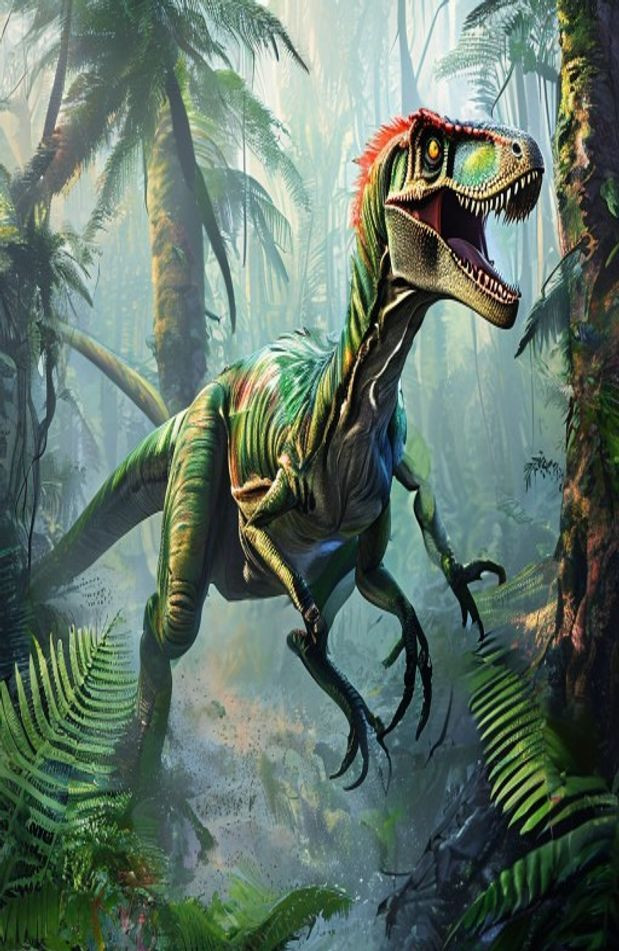 Jurassic World Velociraptor AI Wallpaper