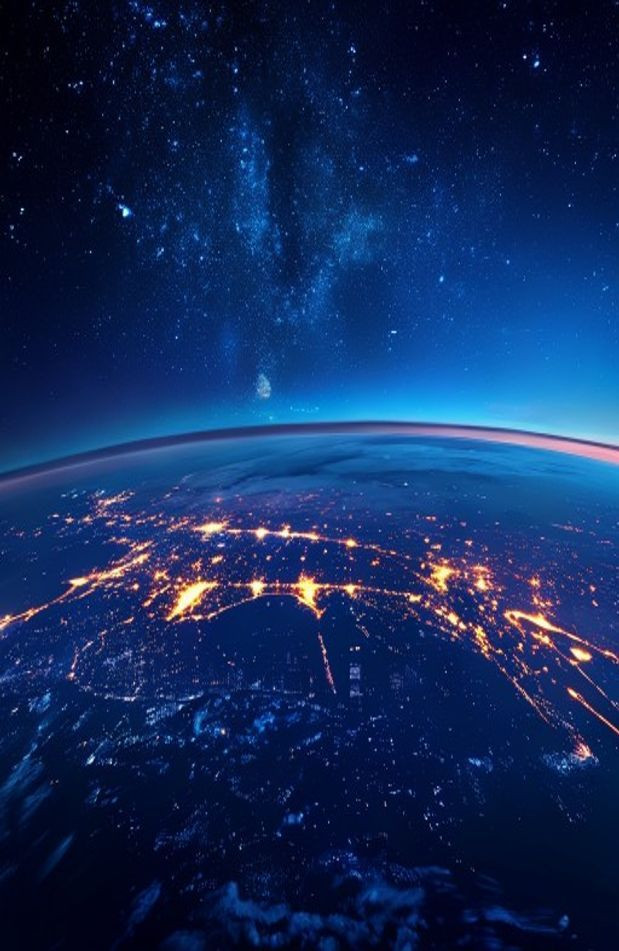 Earth At Night AI Wallpaper HD