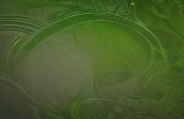 Abstract Green AI Wallpaper