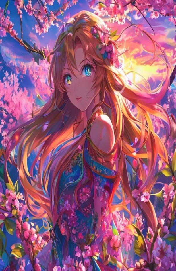 Anime Girl AI Wallpaper