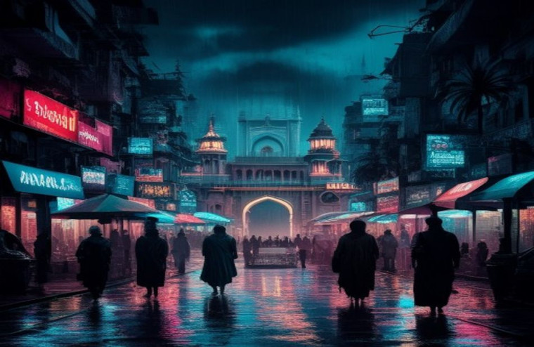 Sacred Games AI Wallpaper