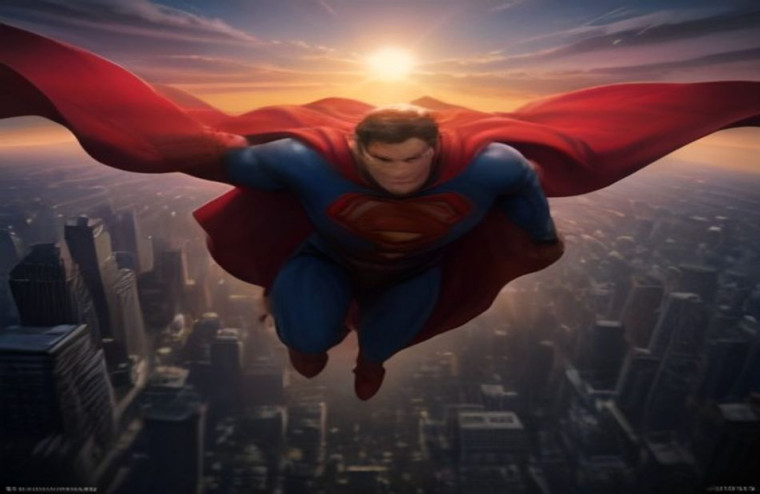 3d Superman AI Wallpaper