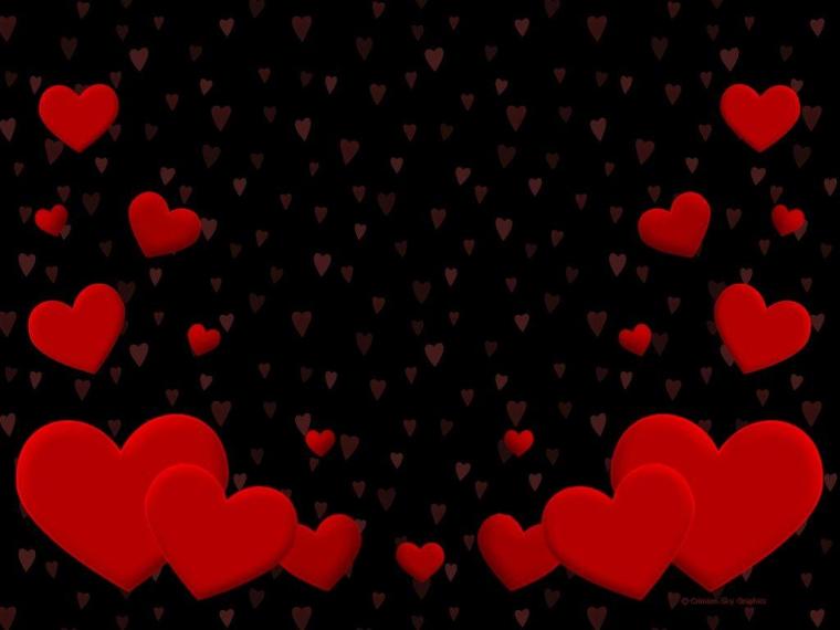 [54+] Red Heart With Black Background on WallpaperSafari