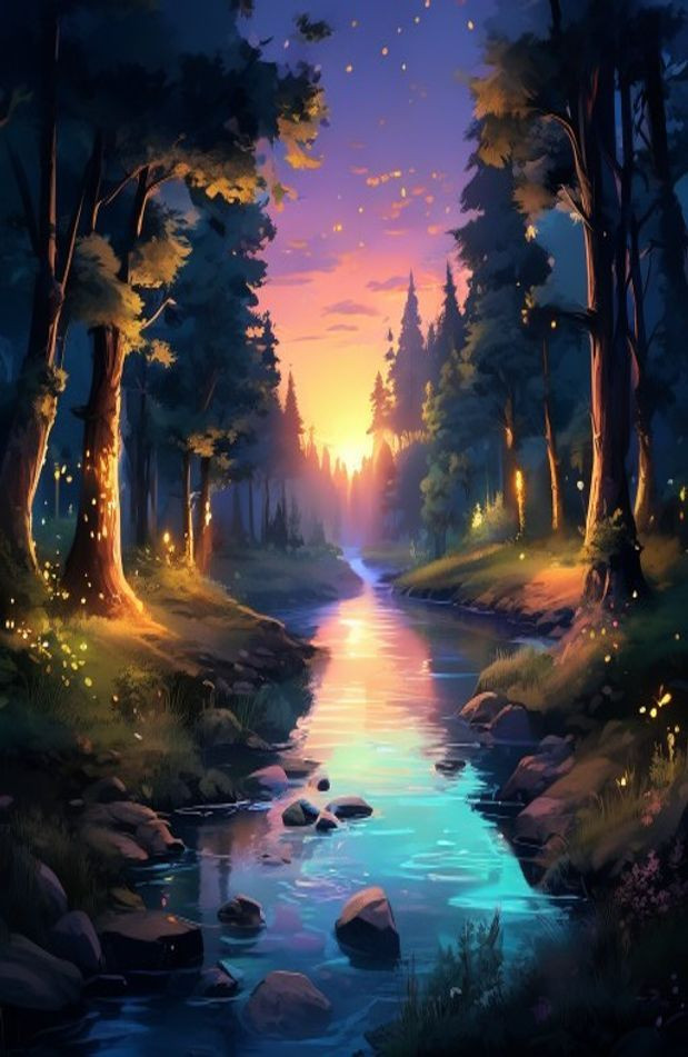 Moving 3d AI Wallpaper