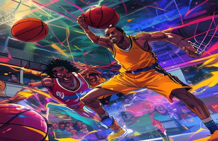 Slam Dunk Anime AI Wallpaper