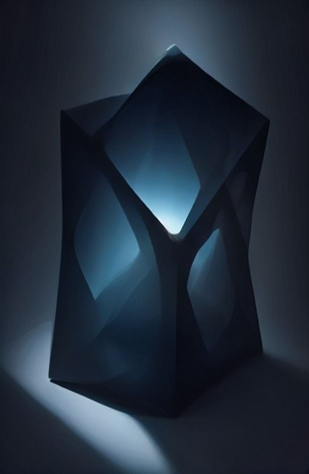 Dark 3d AI Wallpaper