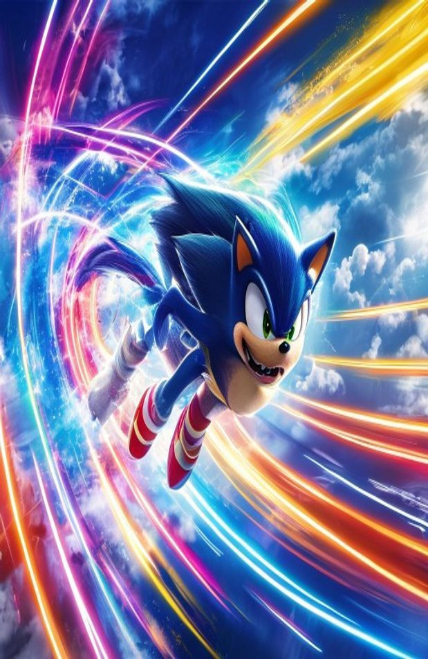 Super Sonic AI Wallpaper