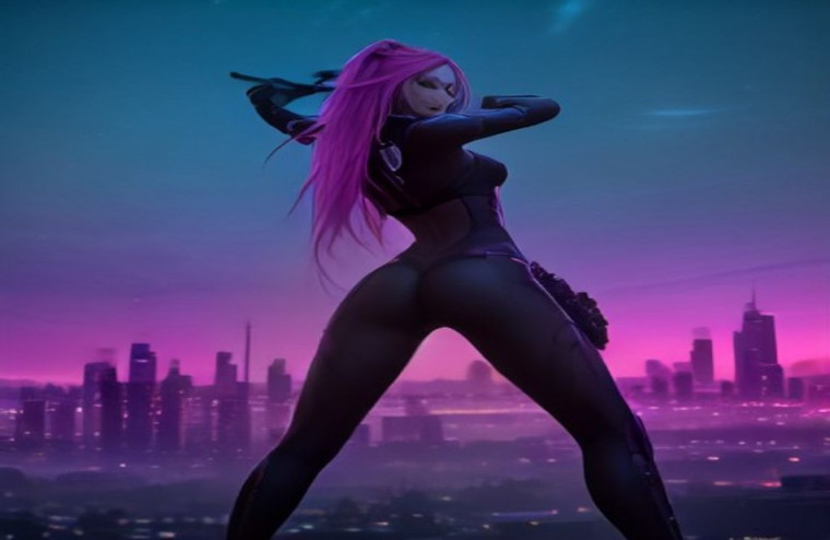 Game Girl AI Wallpaper