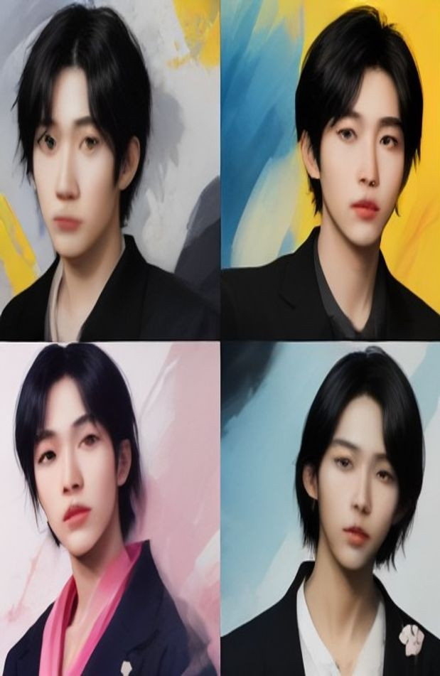 Korean Actors AI Wallpaper