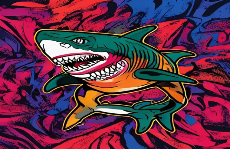 Bape Shark AI Wallpaper