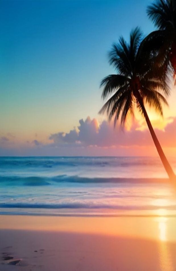 Beach AI Wallpaper HD