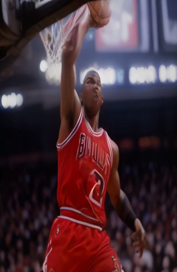 Michael Jordan Dunk AI Wallpaper