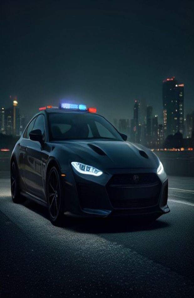 Police AI Wallpaper AI Background
