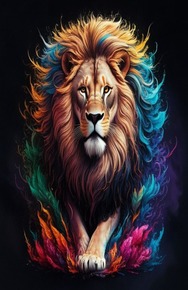 Lion Of Judah AI Wallpaper