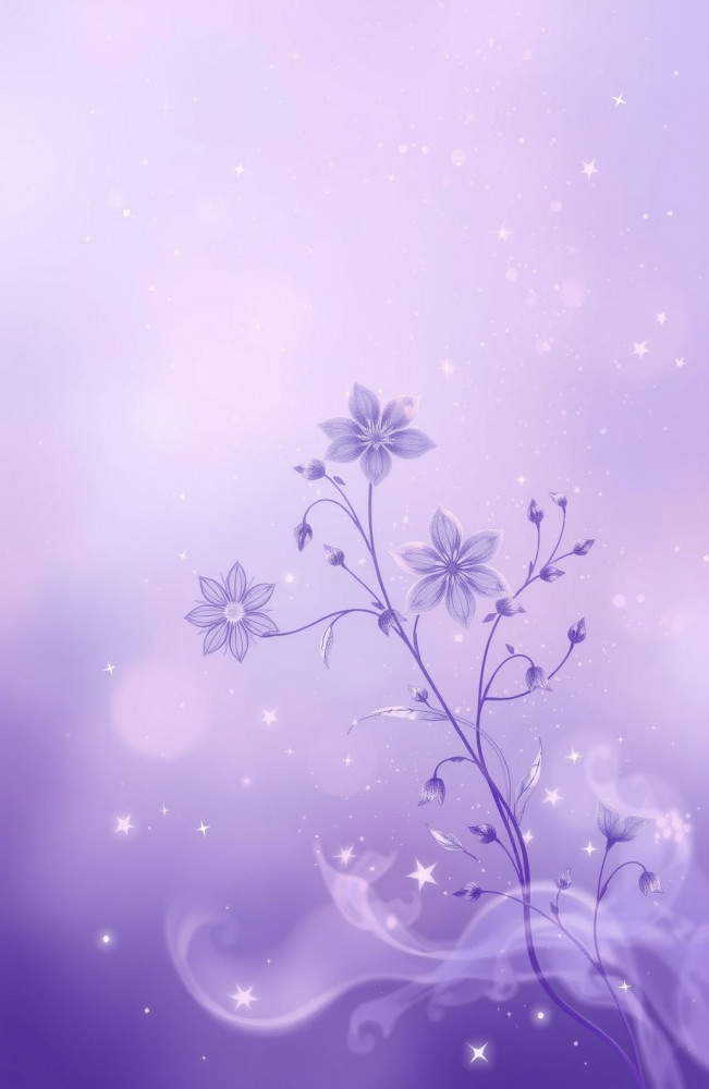 Cool Purple Aesthetic AI Wallpaper