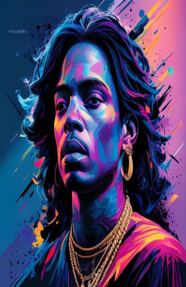 Juice Wrld Righteous AI Wallpaper