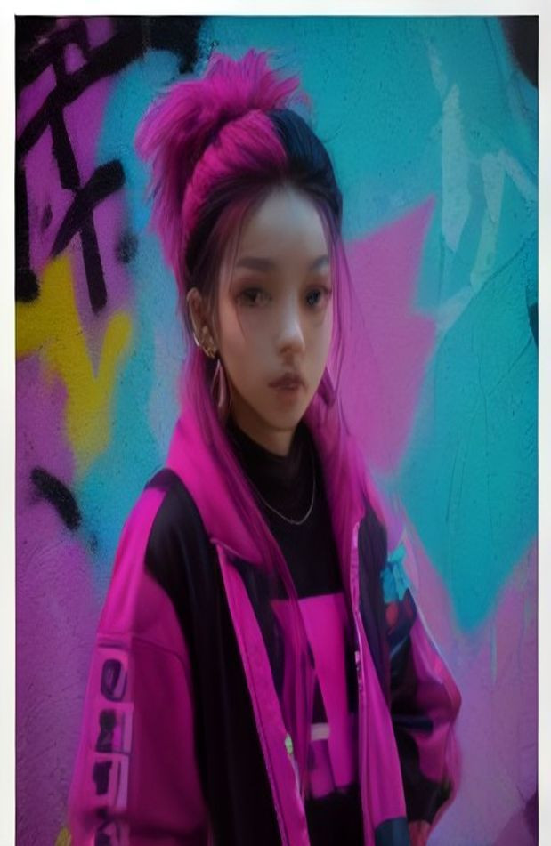 Teen Girl AI Wallpaper For Computer