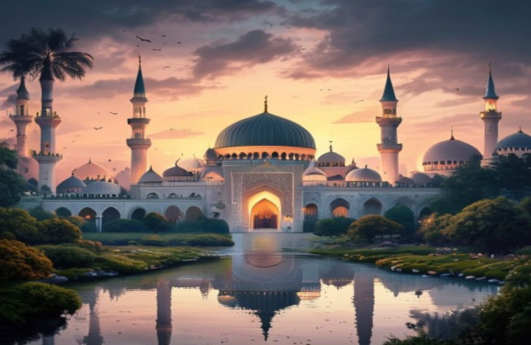 Madina Sharif AI Wallpaper