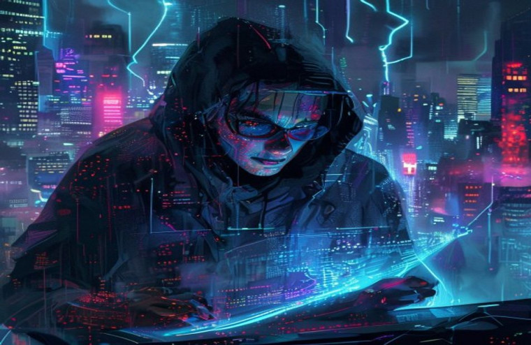 Hacker Dp AI Wallpaper