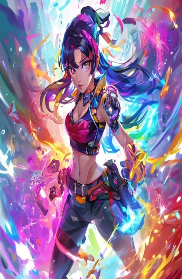 Game Girl AI Wallpaper