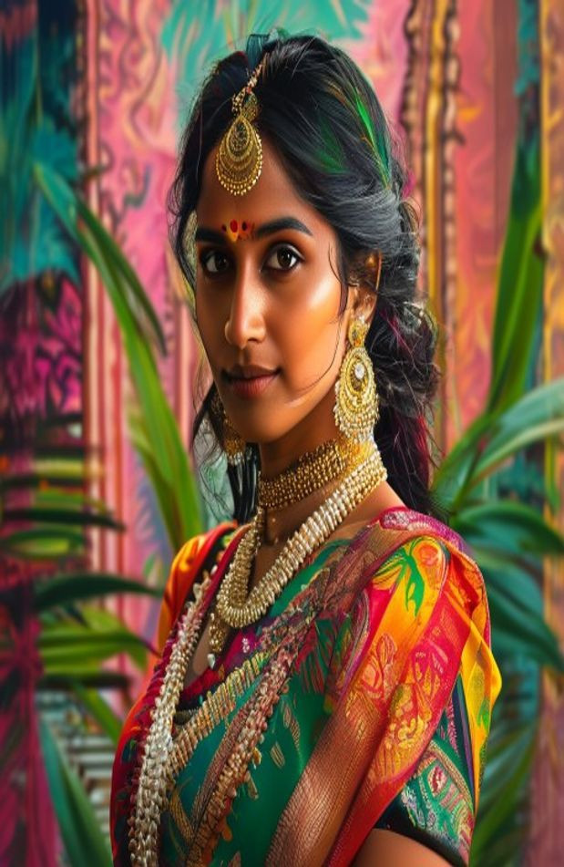 South Actresses AI Wallpaper