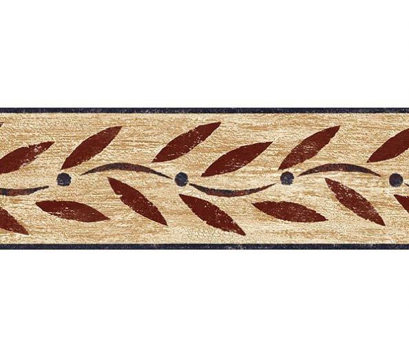 Free download Burgundy Floral Scalloped Wallpaper Border Kitchen