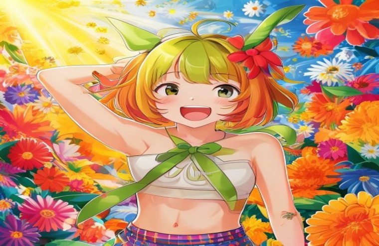 Yotsuba Nakano AI Wallpaper