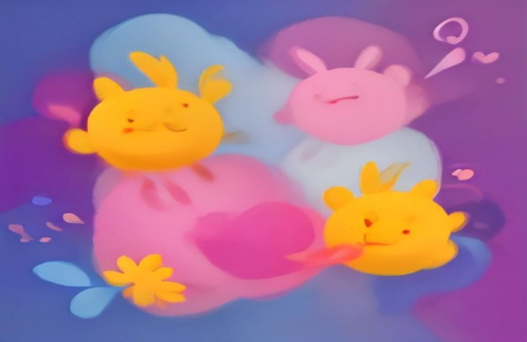Cute Bff AI Wallpaper